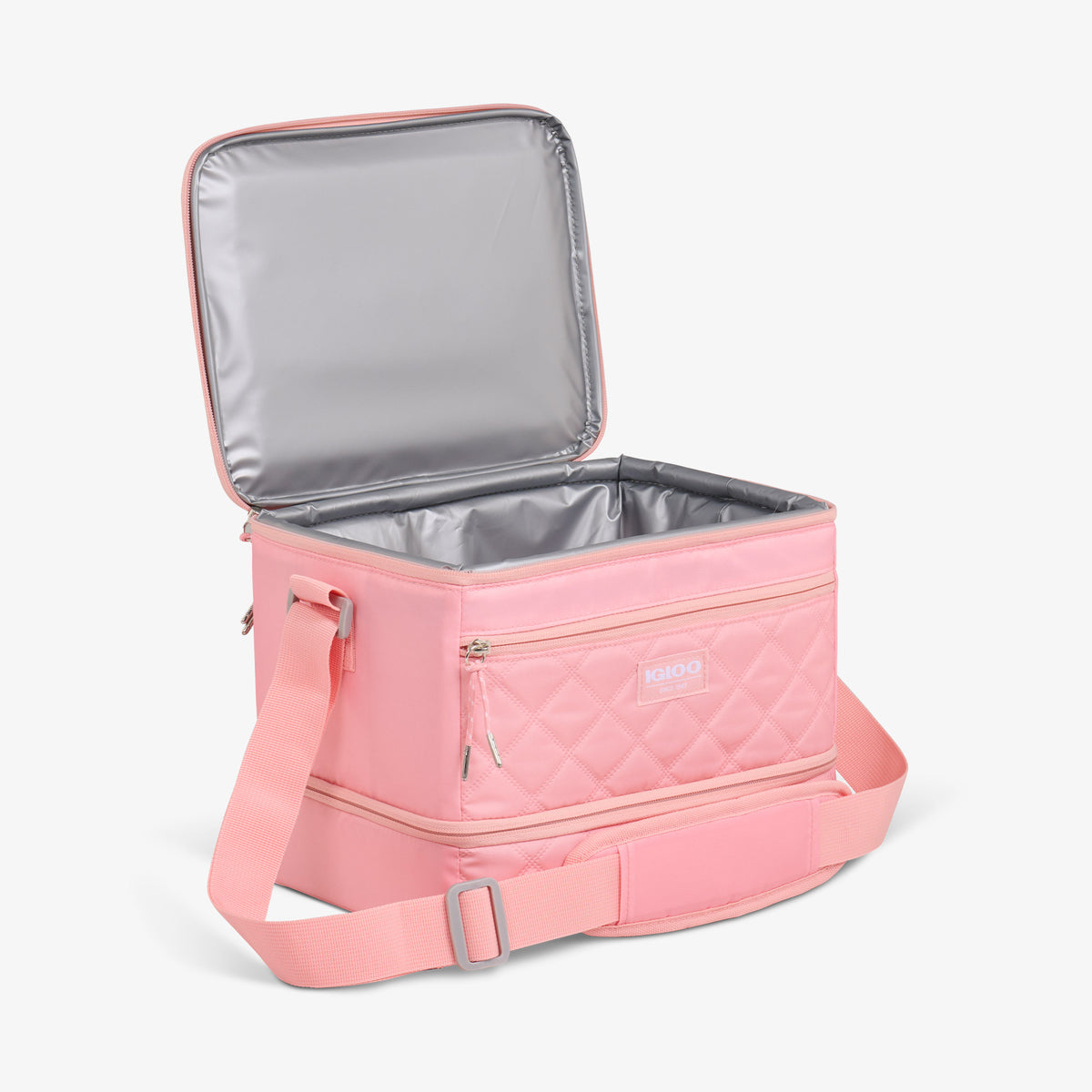 MaxCold DUO Dual Compartment Square Lunch Cooler