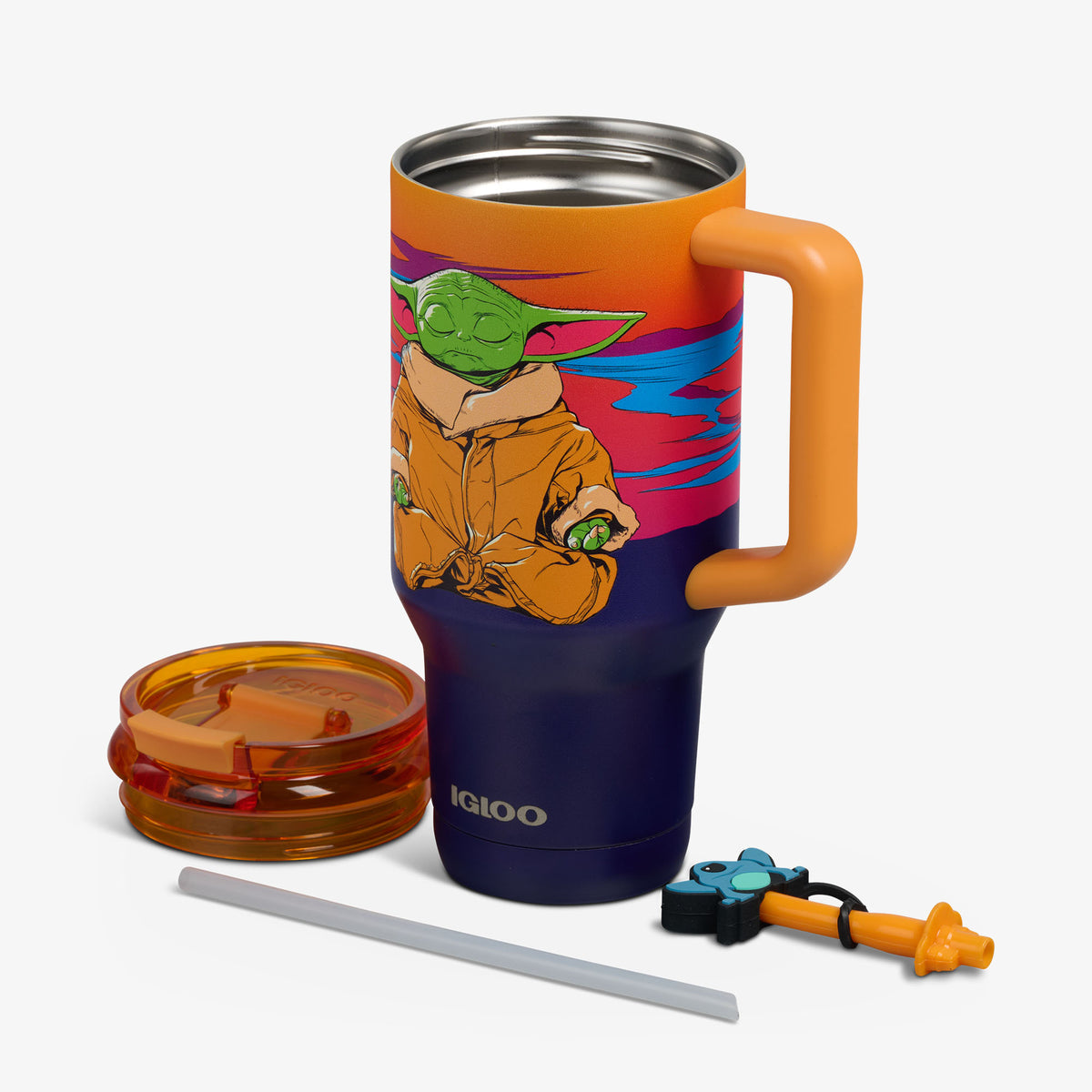 Star Wars™ Grogu Neon 32 Oz Travel Mug