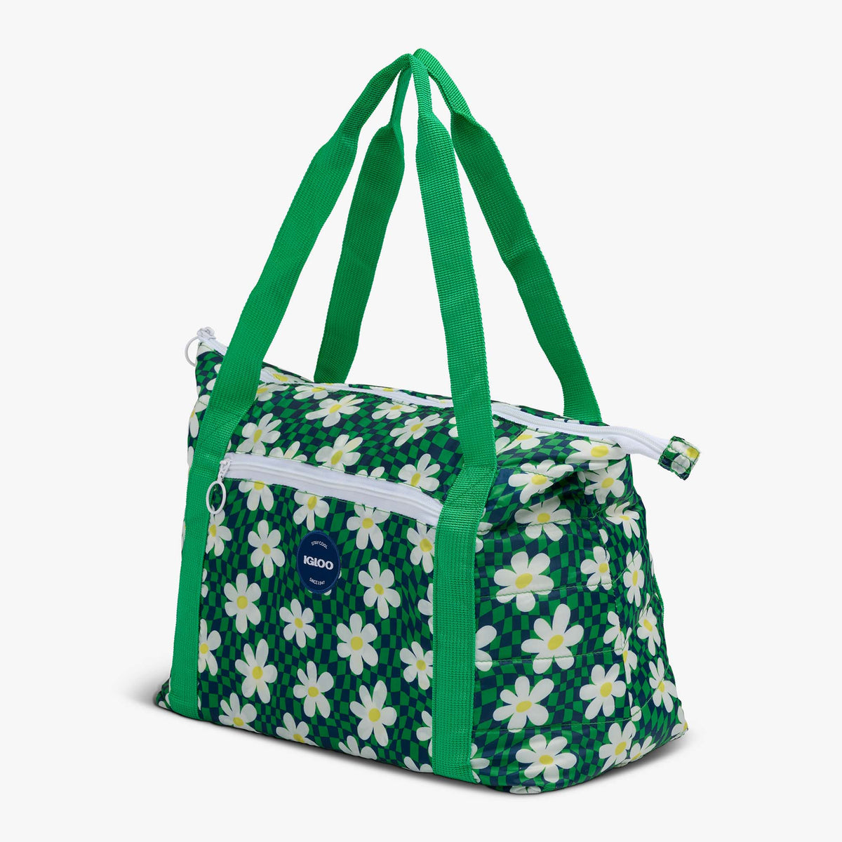 Retro Packable Puffer 20-Can Cooler Bag