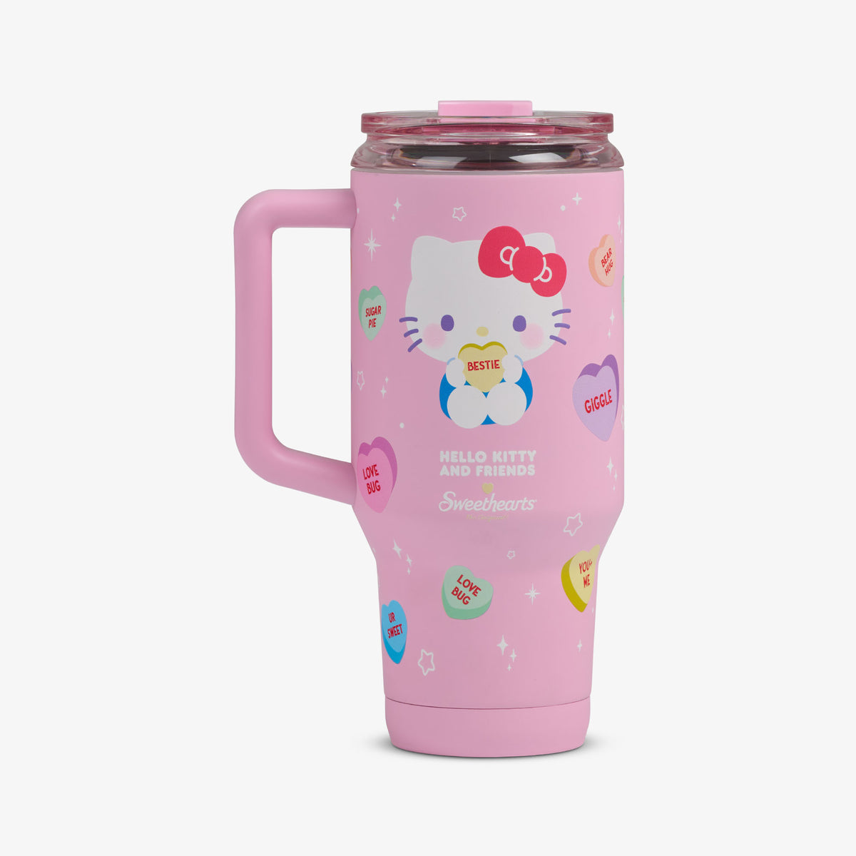 Hello Kitty® and Friends x Sweethearts® Candies 32 Oz Travel Mug