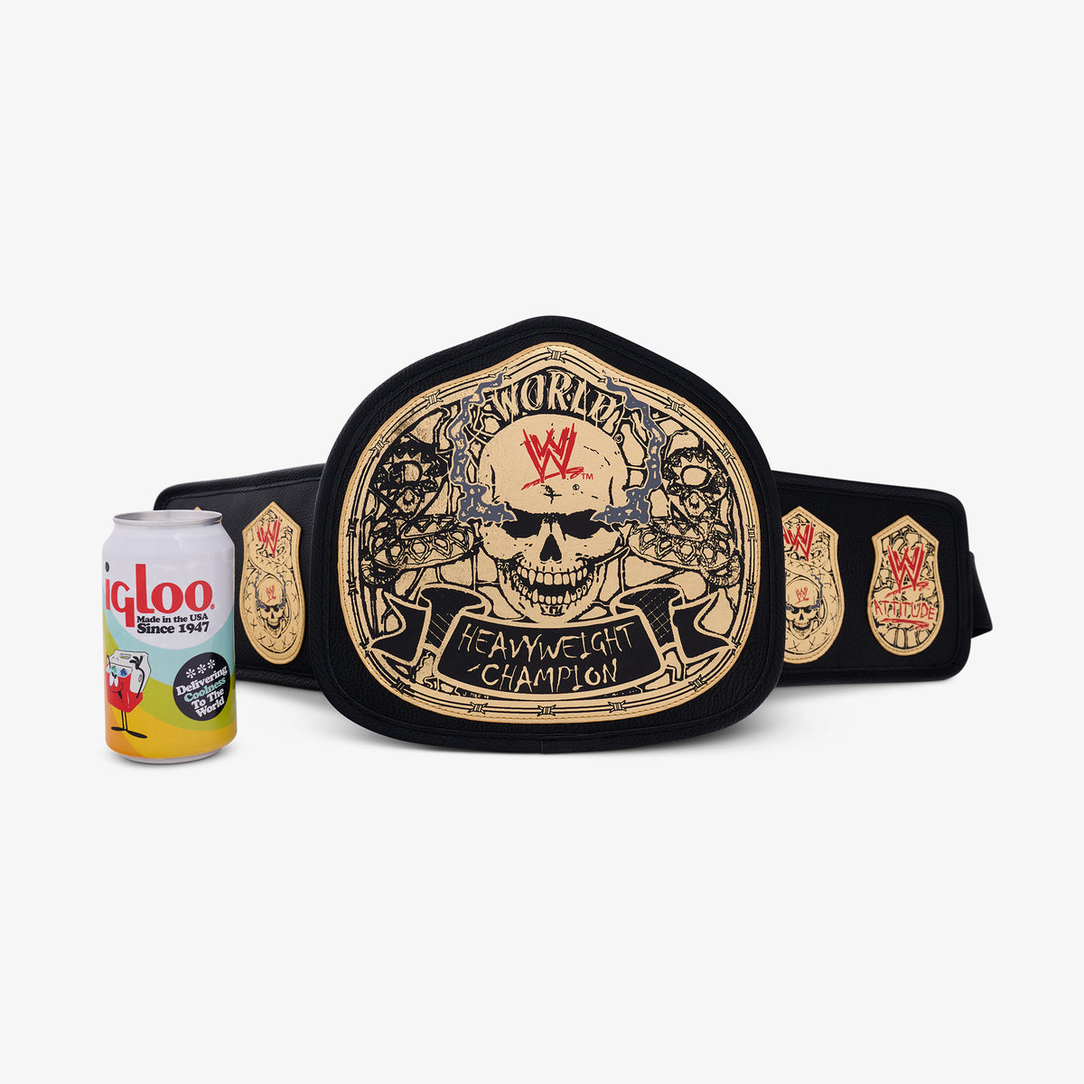 WWE "Stone Cold" Steve Austin Smoking Skull Championship Fanny Pack