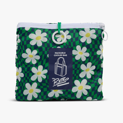 Retro Packable Puffer 20-Can Cooler Bag