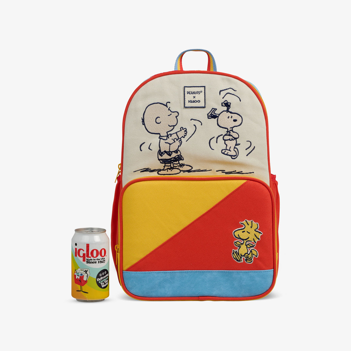 Snoopy Disco Party 24-Can Backpack Cooler