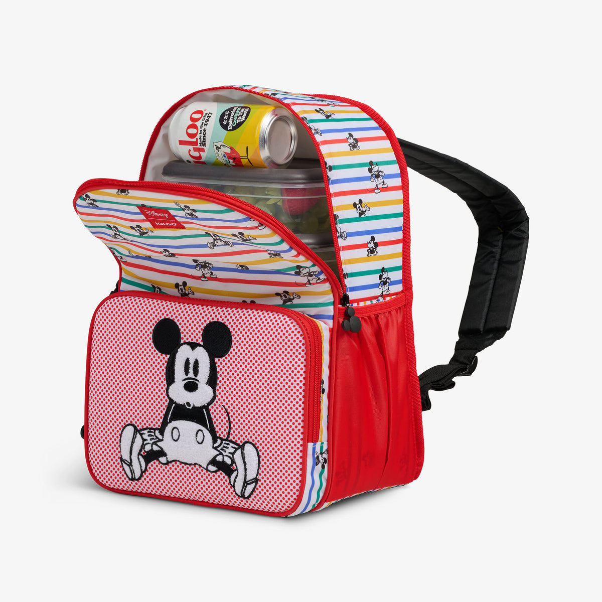 Disney Mickey Mouse Stripe 24-Can Backpack Cooler