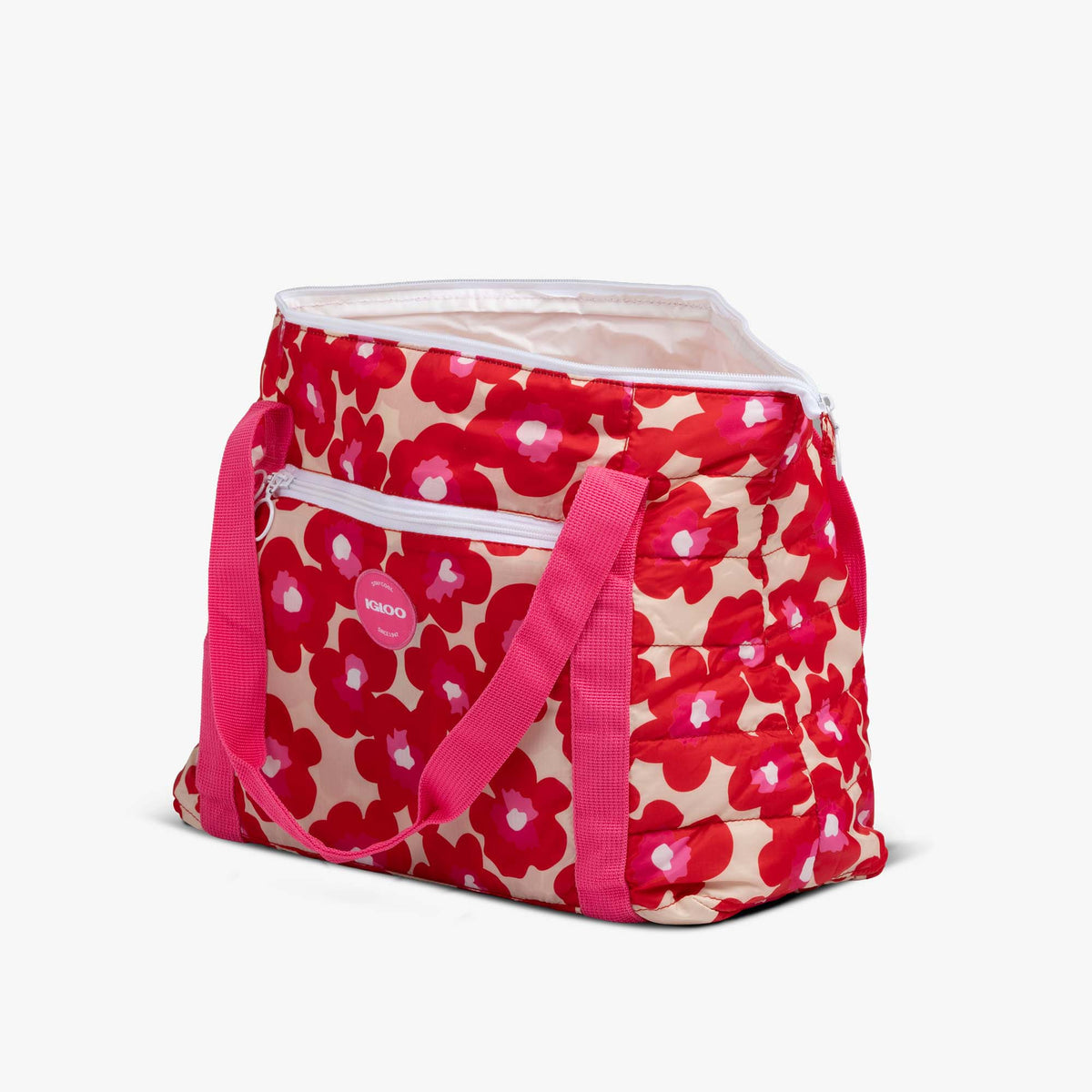 Retro Packable Puffer 20-Can Cooler Bag