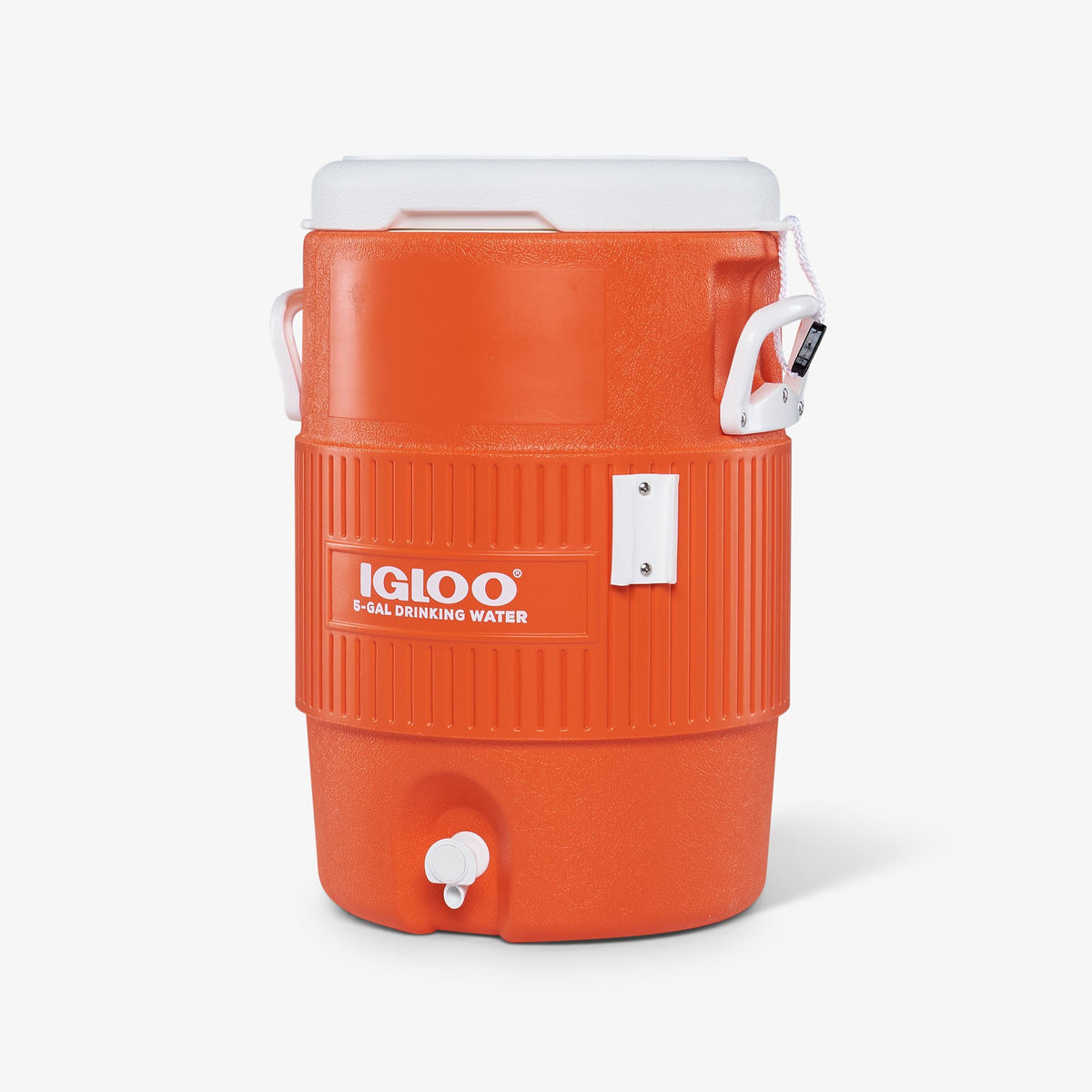 5 Gallon Seat Top Water Jug Without Cup Dispenser in Orange