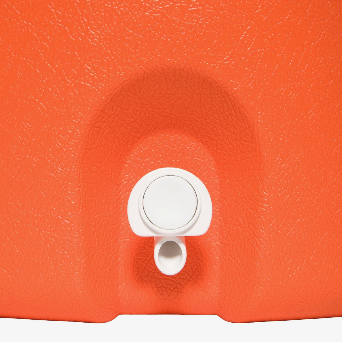 10 Gallon Seat Top Water Jug With Cup Dispenser-Orange