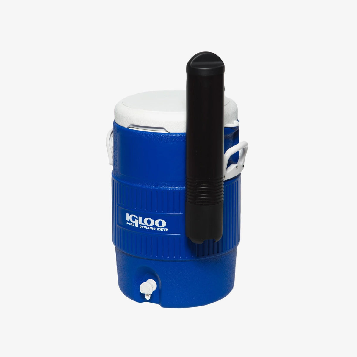 5 Gallon Seat Top Water Jug With Cup Dispenser-Majestic Blue