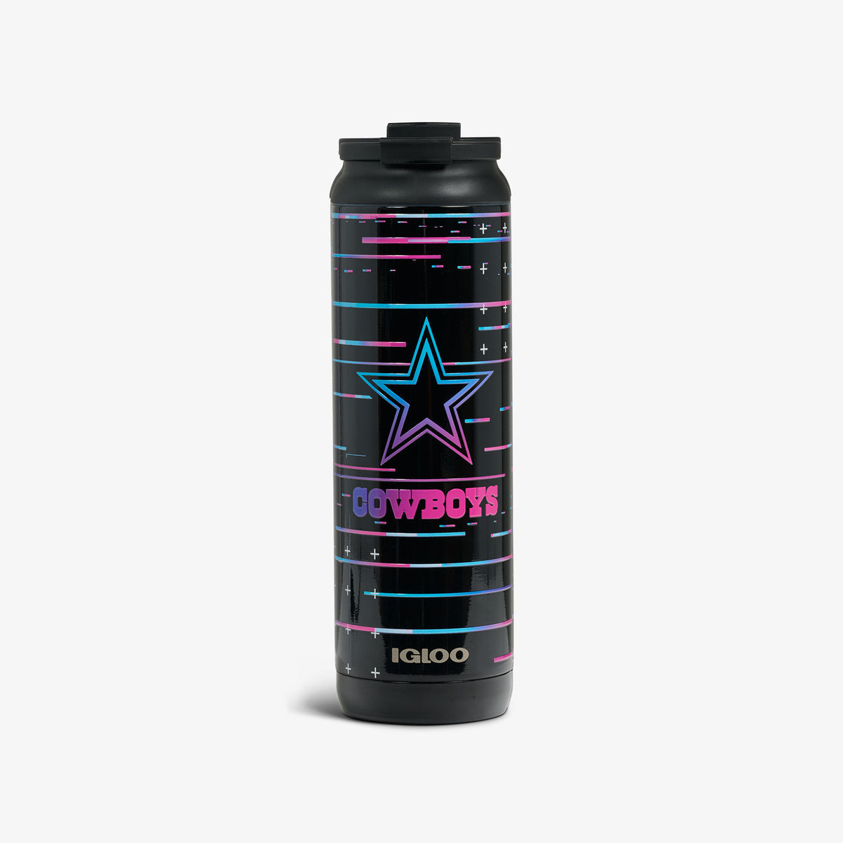 NFL Neon Dallas Cowboys 20 Oz Flip ‘n’ Sip Tumbler