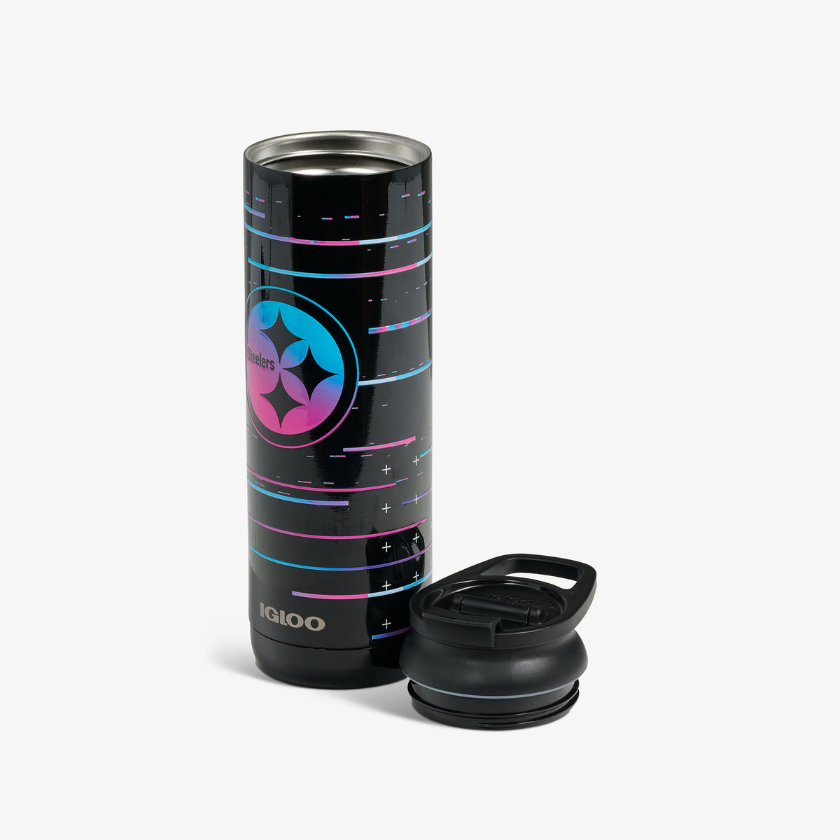 NFL Neon Pittsburgh Steelers 20 Oz Flip ‘n’ Sip Tumbler