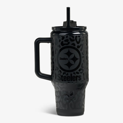 NFL 32 Oz Leopard Flip ‘n’ Sip Travel Mug