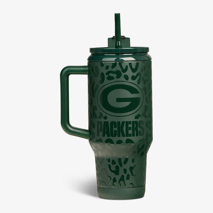 NFL 32 Oz Leopard Flip ‘n’ Sip Travel Mug