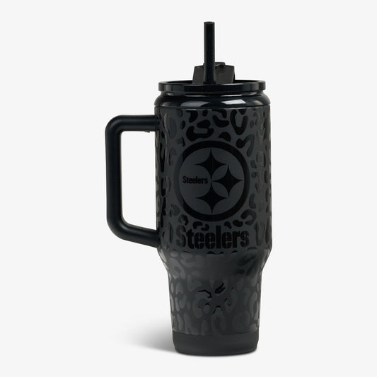 NFL 32 Oz Leopard Flip ‘n’ Sip Travel Mug