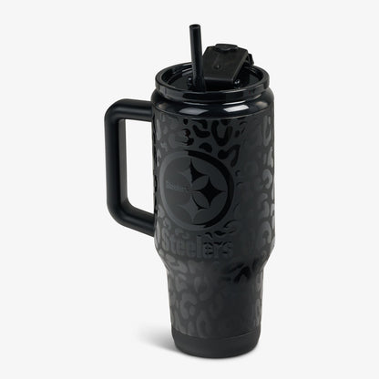 NFL 32 Oz Leopard Flip ‘n’ Sip Travel Mug