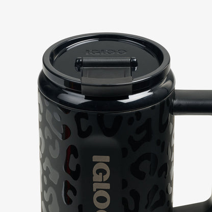 NFL 32 Oz Leopard Flip ‘n’ Sip Travel Mug