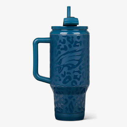 NFL 32 Oz Leopard Flip ‘n’ Sip Travel Mug