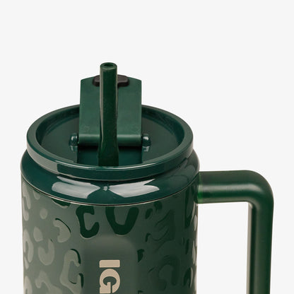 NFL 32 Oz Leopard Flip ‘n’ Sip Travel Mug