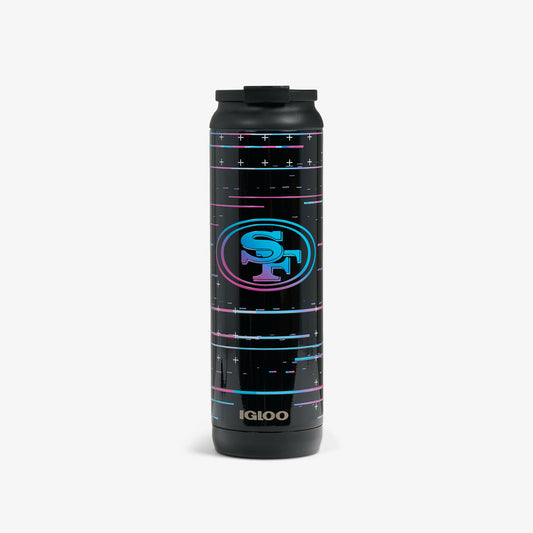 NFL Neon San Francisco 49ers 20 Oz Flip ‘n’ Sip Tumbler